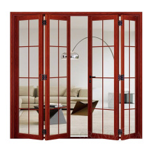 Qatar Cheapest High Cost Performance  Laminated Tempered Glass Accordion Glass Folding Doors With Bar Decorations